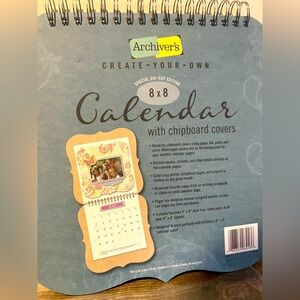 Archiver’s Create your own calendar